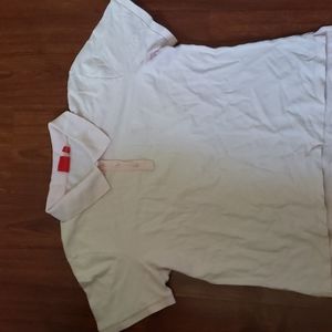 Anne klien collard button up short sleeve shirt